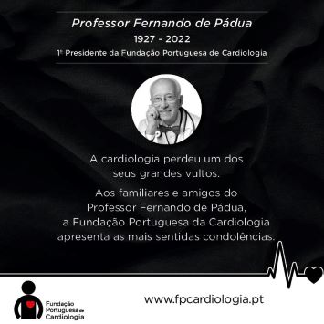 NOTA DE PESAR - Professor Polybio Serra e Silva - Fundação Portuguesa  Cardiologia