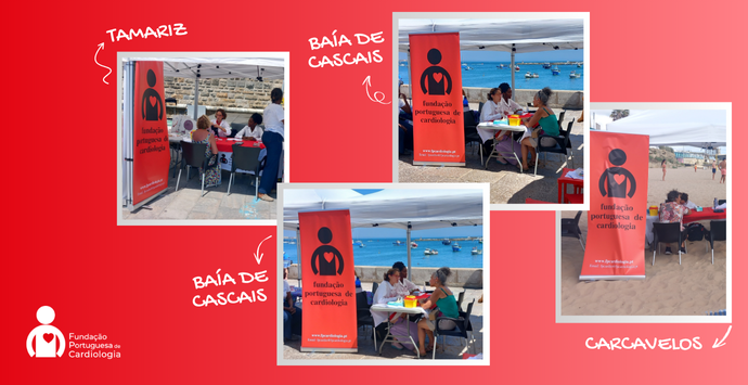 Fundação Portuguesa de Cardiologia leva saúde às praias de Cascais com a iniciativa “Verão Saudável”