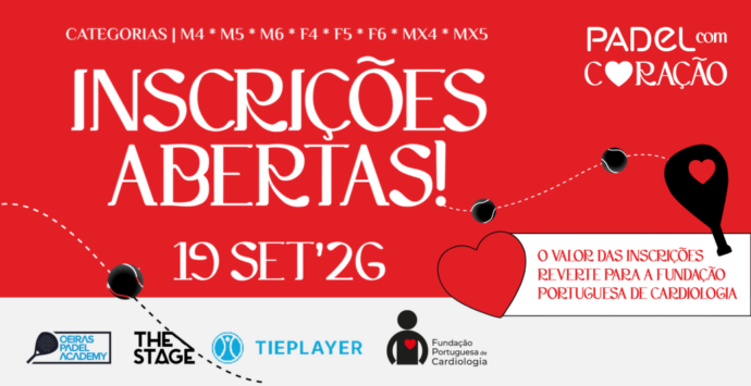 Fundação Portuguesa de Cardiologia promove X Torneio de Padel do Coração